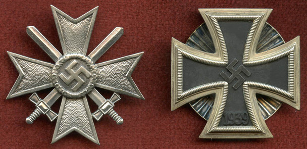 WWII EK 1st Kl & KvK 1st Kl of WWI Veteran and Eventual Major Waldemar Lerche