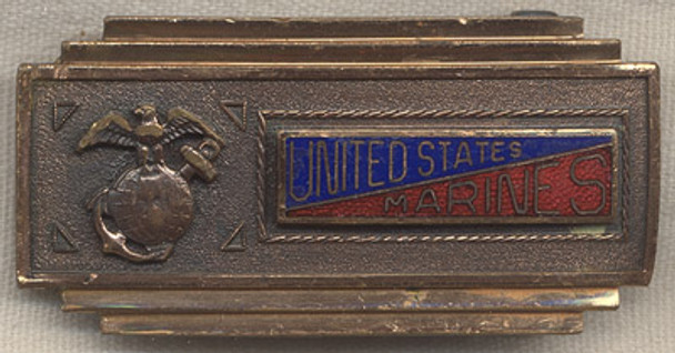 1930s Bronze US Marine Corps Buckle