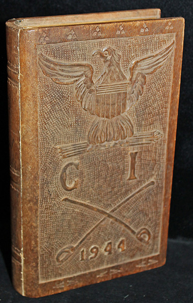 Great 1944 POW-Art Hand-Carved Jewelry Box made by Italian POW at Camp Atterbury, IN