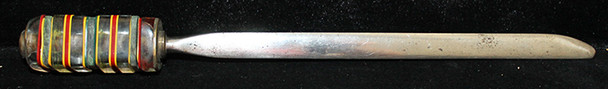 Cool WWII Soldier's Letter Opener Made from Aircraft Parts by a POW (Prisoner of War) in Italy