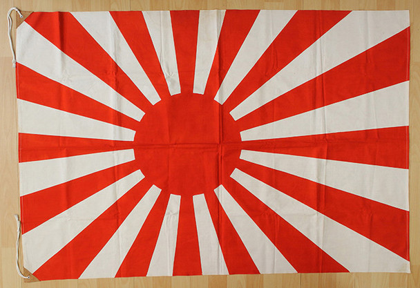 Great Size WWII Imperial Japan Navy Battle Flag in Excellent Condition