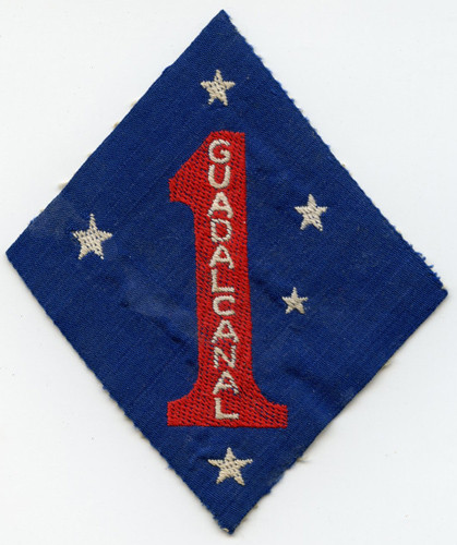 Early WWII Australian-Made 1st Marine Division Shoulder Patch
