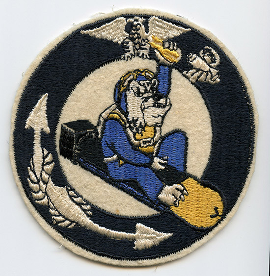 Rare 1943 USMC VMTB-143 Jacket Patch