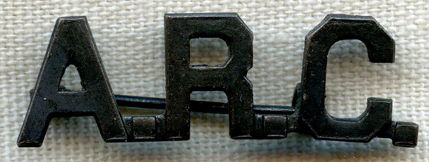 Scarce WWI American Red Cross Collar or Overseas Cap Insignia. Smaller or "Shirt" Size.