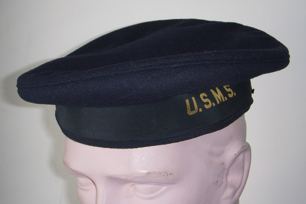 Scarce WWII US Maritime Service (USMS) "Donald Duck" Sailor's Cap