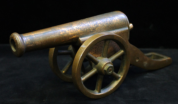 Wonderful Old Bronze Signal Cannon. Appears to Use Blank Cartridges of Some Kind