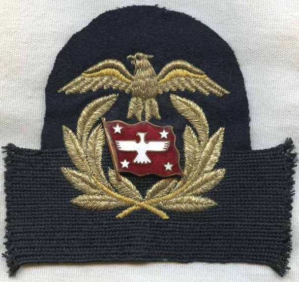 Late 1930s American President Lines Shipping Company Hat Badge