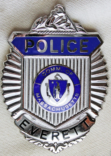Minty 1980s-90s Everett, Massachusetts Police Officer Badge by Ga-Rel