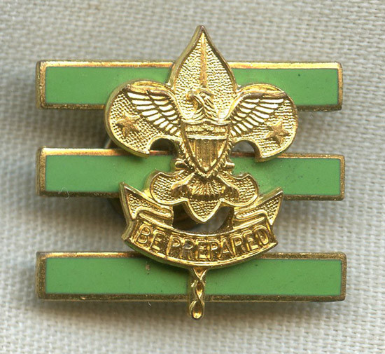 Minty 1930s Boy Scouts of America (BSA) Senior Patrol Leader Hat Badge
