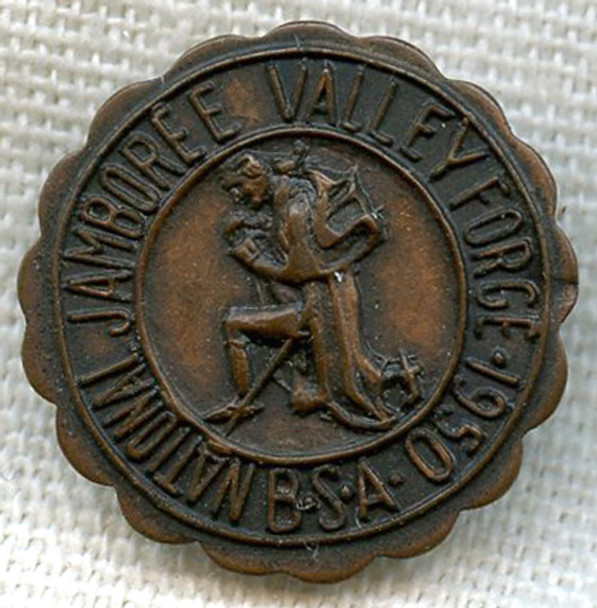 1950 BSA (Boy Scouts of America) National Jamboree Lapel Pin
