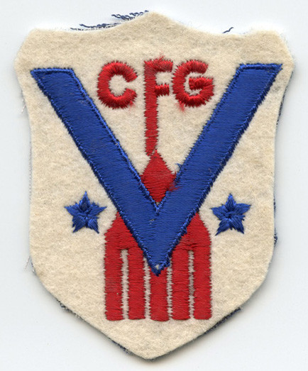 WWII Camp Fire Girls Victory Garden Shoulder Patch Still on Work Shirt Material