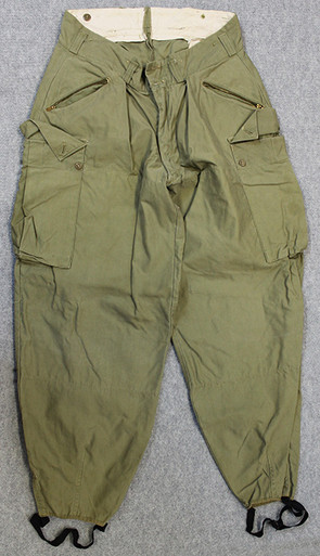 Scarce WWII Mountain Troop Trousers with Stirrups Intact - Flying