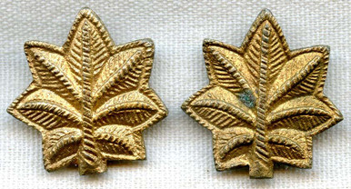 Rare CBI-Made Pair of US Army Major Rank Insignia NOT CURRENTLY AVAILABLE