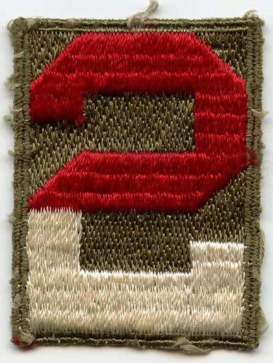Wo2 Patch Army WWII Shoulder Patch for US Army 2nd Army in Bevo Weave