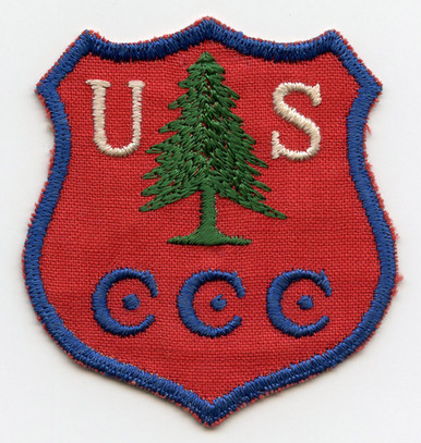 Ccc Sticker Scarce 1930s Variant CCC (Civilian Conservation Corps) Patch