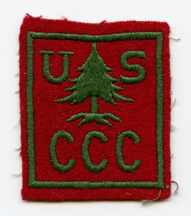 Beautiful & Scarce mid-1930s CCC Civilian Conservation Corps Rectangle ...