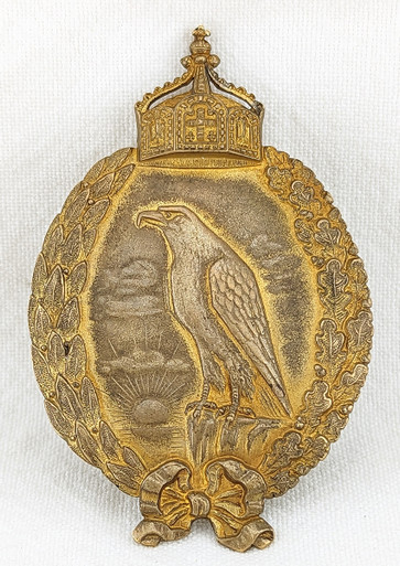 Iconic WWI M1915 Imperial Prussian Navy Aerial Observer Badge in Gilt ...