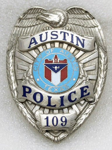 Vintage Retro Austin Police Department Rodeo 2nd Place Goat Tier 1988 Hallmarked Brass atlanta police department - Gem main image 2