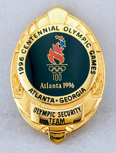 （レア）1996 PARK POLICEアトランタオリンピック記念　ポリスバッジ Iconic 1996 Centennial Olympic Games Atlanta Olympic Security Team