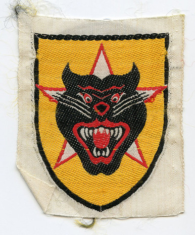 1960年代 米軍アドバイザー ARVN　BDQレンジャー　コットンポプリン Viet Nam War 1960's ARVN Ranger Units Shoulder Patch in Bevo Weave
