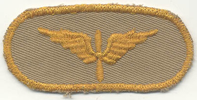 Early Air Corps Cadet or COPT Cadet Cap Insignia - Flying Tiger ...