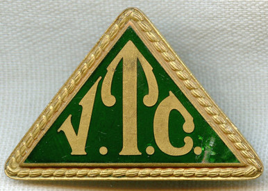 1930s Vermont Transit Company (VTC) Bus Driver Cap Badge - Flying Tiger ...