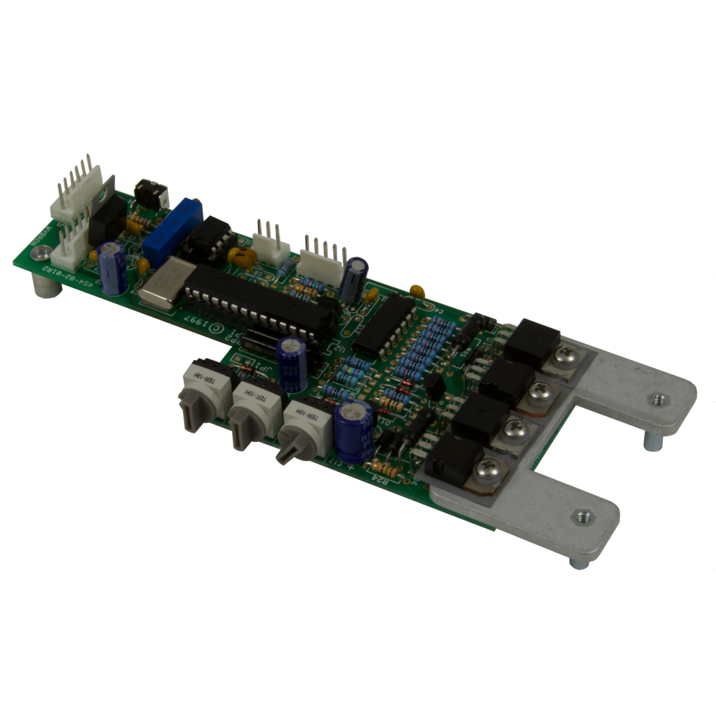 Conformal coated circuit board. Custom built for a specific customer.