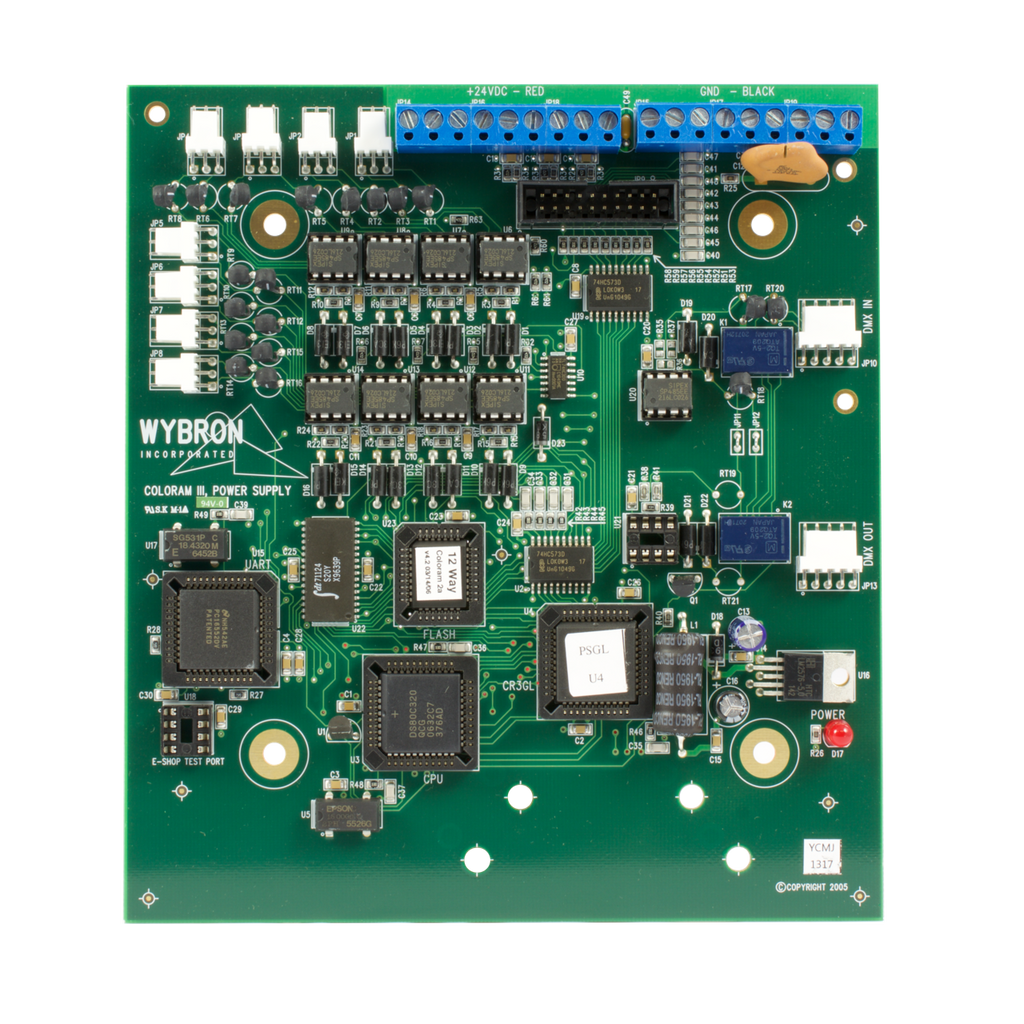 New Circuit Card for Coloram II power supply.