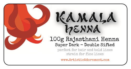 Kamala henna - super dark Rajasthani henna