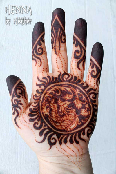Mohana Henna - fully developed stain