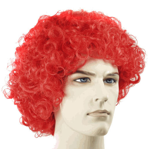 Lacey Unisex Curly Clown Wig Multi-Color