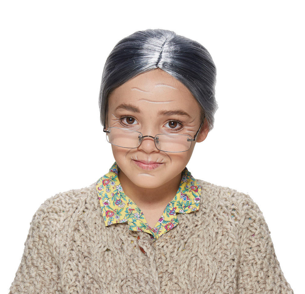 Seasonal Visions Seasonal Visions Girls Old Lady Wig