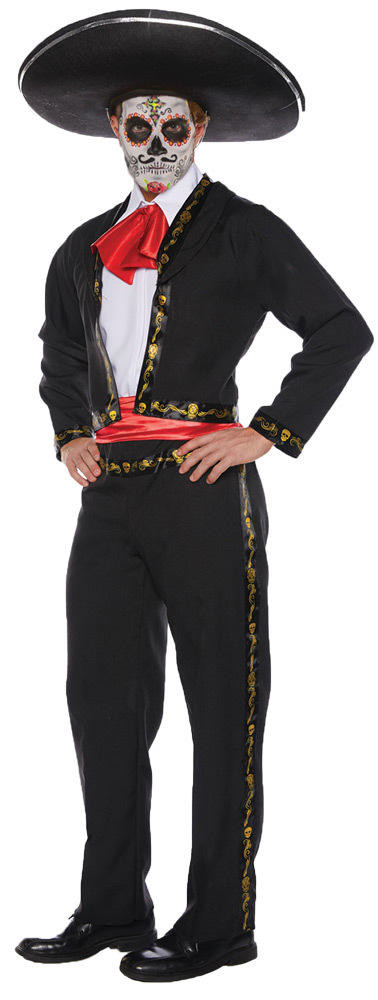 Underwraps Underwraps Adult Skull Mariachi Costume