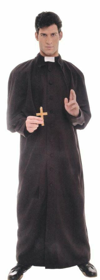 Underwraps Underwraps Mens Deluxe Priest Costume