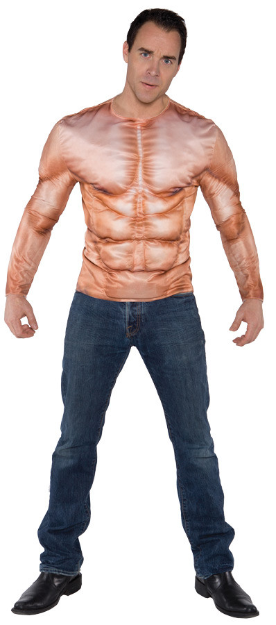 Underwraps Photo-Real Muscles Padded Shirt