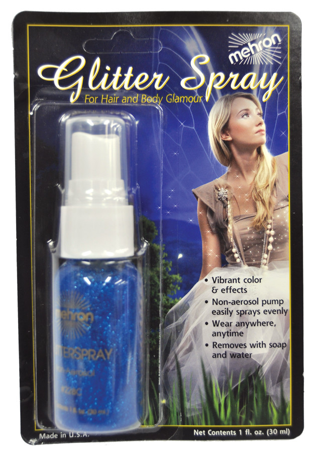 Mehron 1oz Glitter Spray