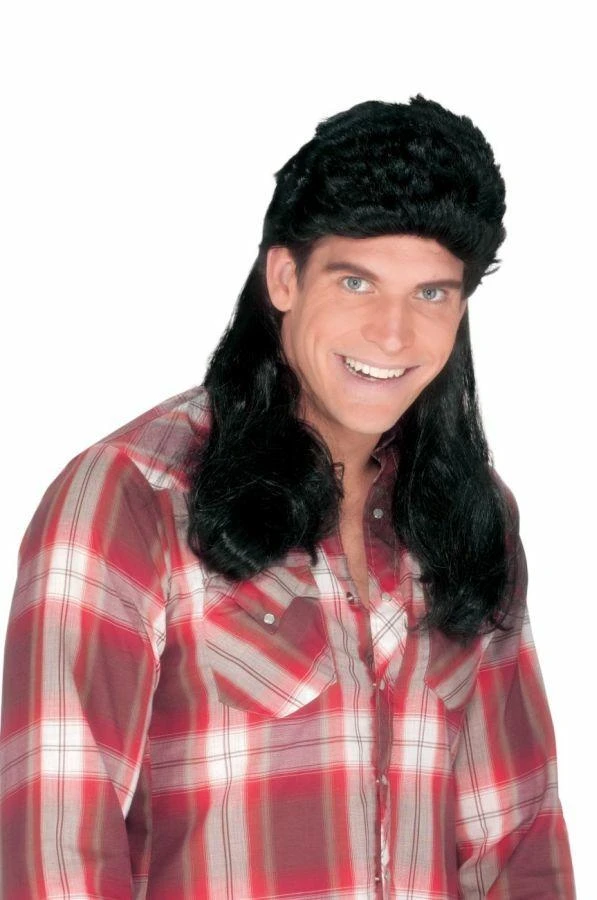 Fun World Fun World Mullet Super Wig - Black