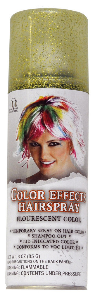 Morris Costumes Morris Costumes Glitter Hairspray Ormd - Gold