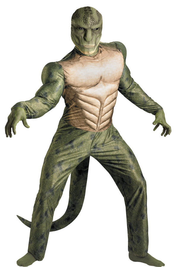 Disguise Disguise Mens Lizard Classic Muscle Costume