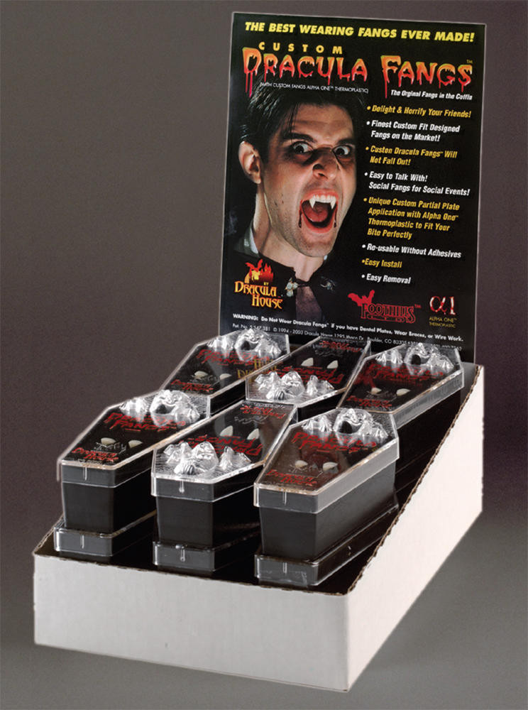 Foothills Creations Foothills Creations Dracula Fangs Display - 12 Pairs