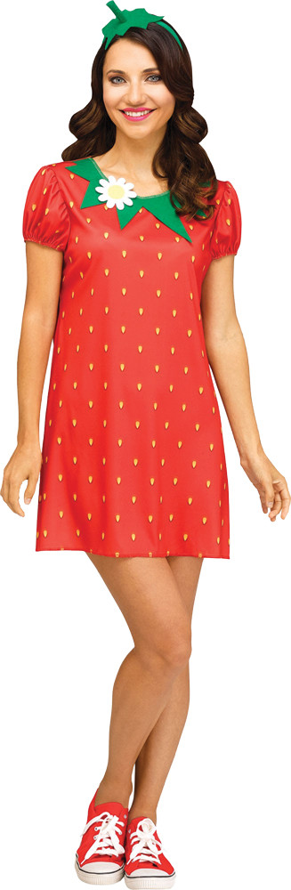 Fun World Women's Strawberry Cutie Costume
