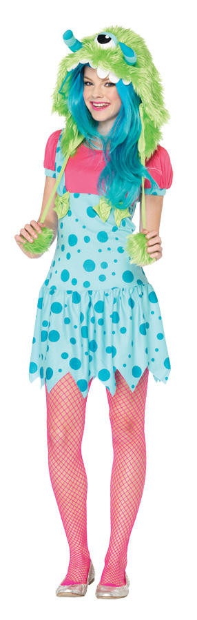 Leg Avenue Leg Avenue Teen One-Eyed-Erin Monster Costume
