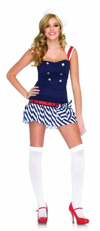 Leg Avenue Leg Avenue Womens Harbor Hottie Costume
