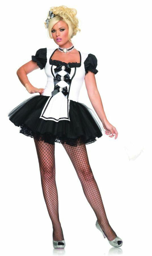 Leg Avenue Leg Avenue Womens Mistress Maid Costume