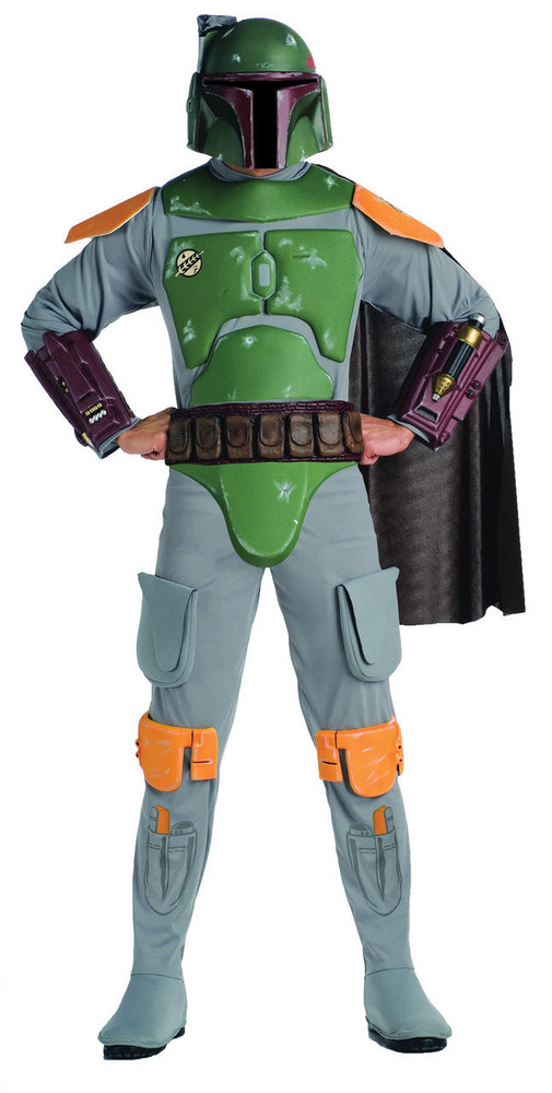 Rubies Mens Deluxe Boba Fett Costume - Star Wars Classic