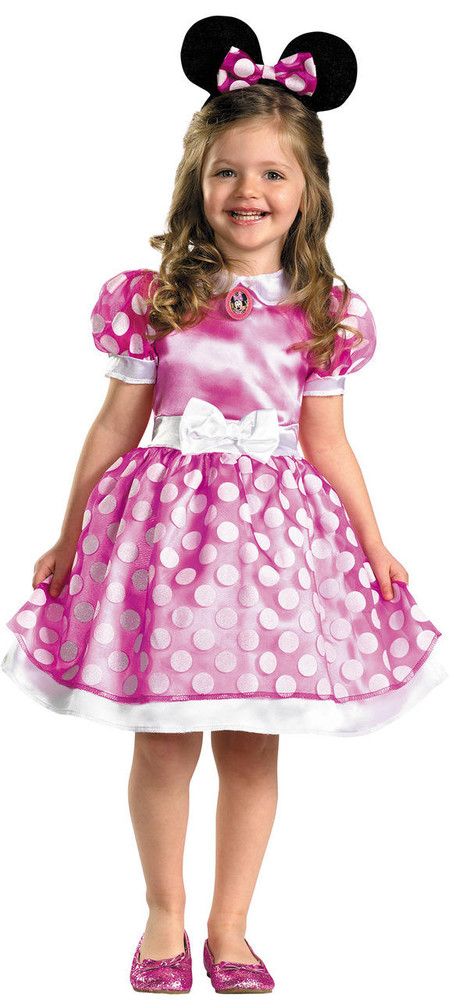 Disguise Disguise Girls Pink Minnie Mouse Classic Costume