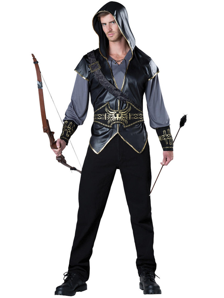 InCharacter Costumes InCharacter Costumes Mens Hooded Huntsman Costume