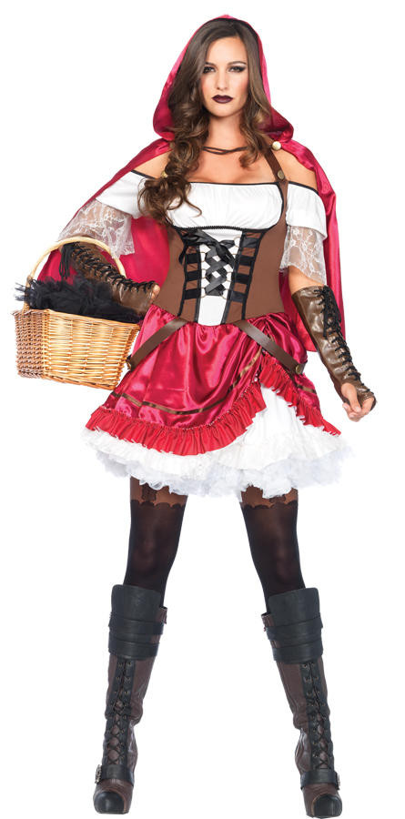 Leg Avenue Leg Avenue Riding Hood Rebel 2 Pc