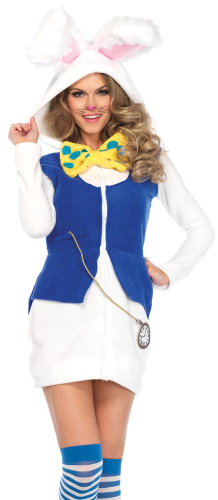 Leg Avenue Leg Avenue Womens Cozy White Rabbit Costume