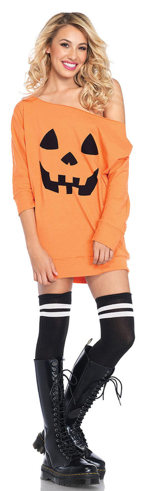 Leg Avenue Leg Avenue Womens Pumpkin Jersey Dress